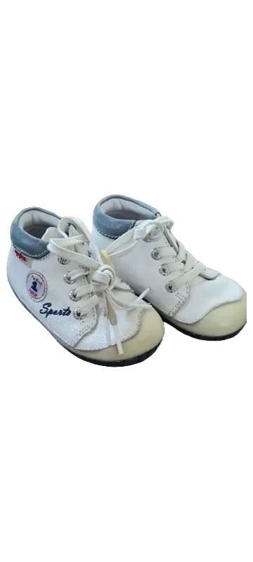 BAMA Sportschuhe Kinder Gr. 20 Weiß Mehrfarbig Schnürung 1
