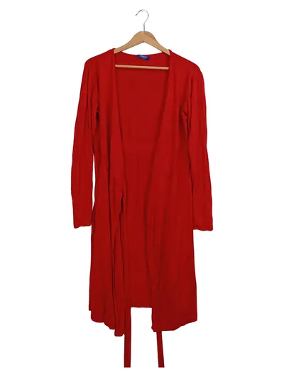 Conleys Blue Damen Strickjacke Lang Cardigan Rot Gr. M Viskose