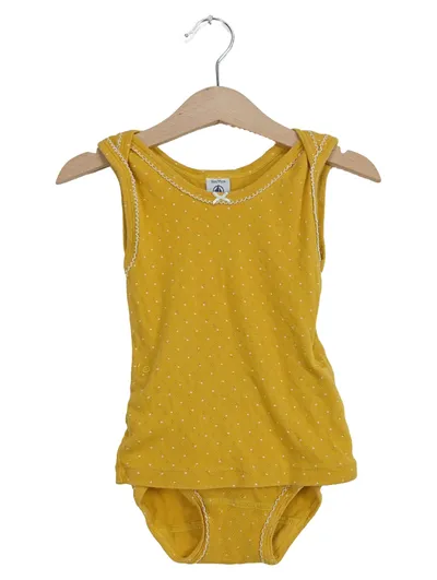 Petit Bateau Kinder Unterwäsche Set Top Unterhose 95/98 Gelb Basic