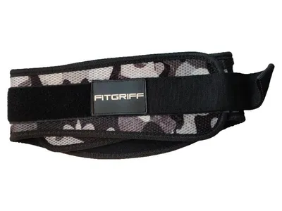 FITGRIFF Nierengurt Gewichthebergürtel Camouflage Gr. L Fitness