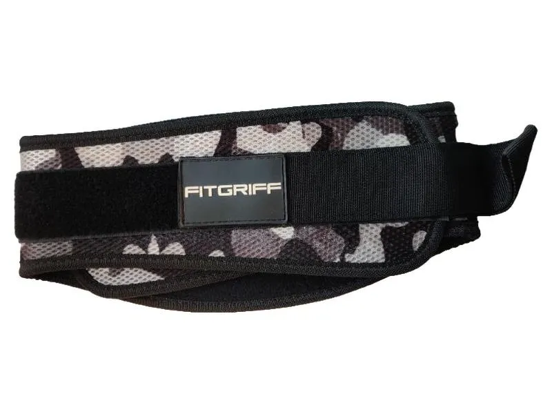 FITGRIFF Nierengurt Gewichthebergürtel Camouflage Gr. L Fitness 1