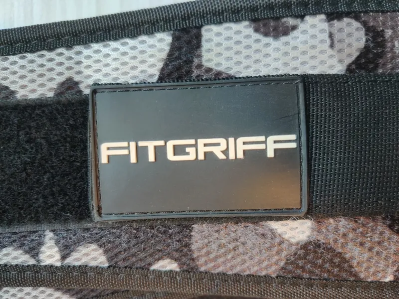 FITGRIFF Nierengurt Gewichthebergürtel Camouflage Gr. L Fitness 5