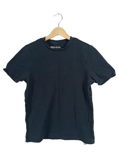 McNeal Herren T-Shirt Schwarz Gr. S Basic 100% Baumwolle Rundhals