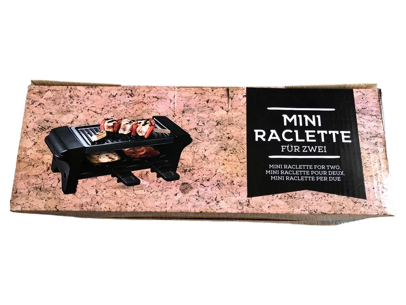 Depot Mini Raclette für Zwei Schwarz Tischgrill Raclette-Grill 1