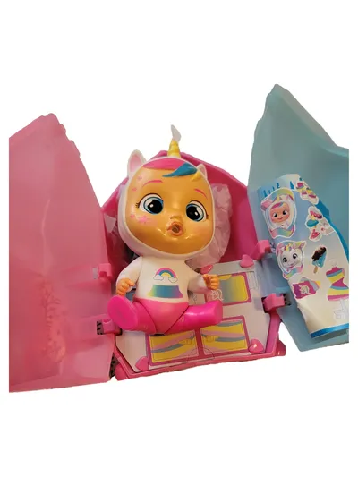 Cry Babies Einhorn Puppe Spielfigur Mehrfarbig 10,5 cm