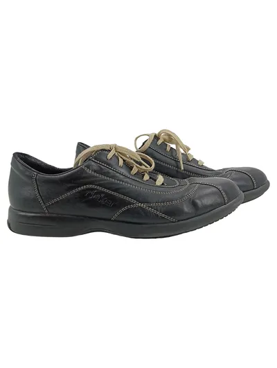 Rieker Herren Schnürschuhe Gr. 40 Schwarz Komfortabel Alltag
