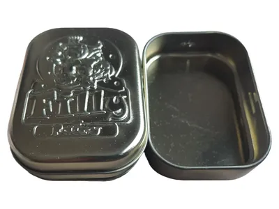Filly Blechdose Silber Dose Aufbewahrungsbox Metallbox Sammlerstück