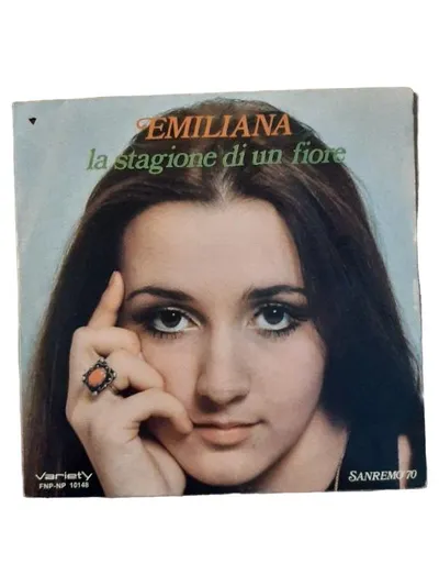 Variety Emiliana La stagione di un fiore 7" Single Vinyl Schlager Pop 1970