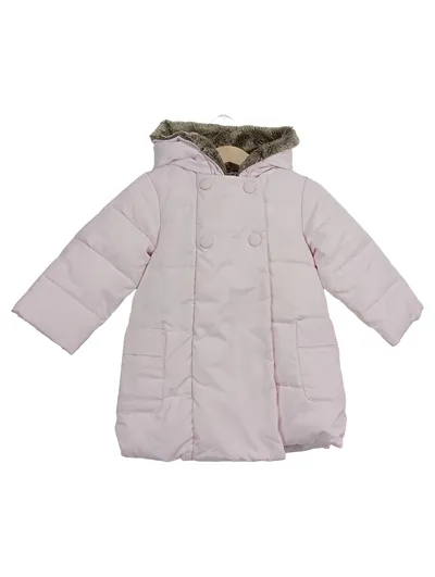 Jacadi Mädchen Steppjacke Rosa Gr. 92 (23 Monate) Winterjacke Kapuze