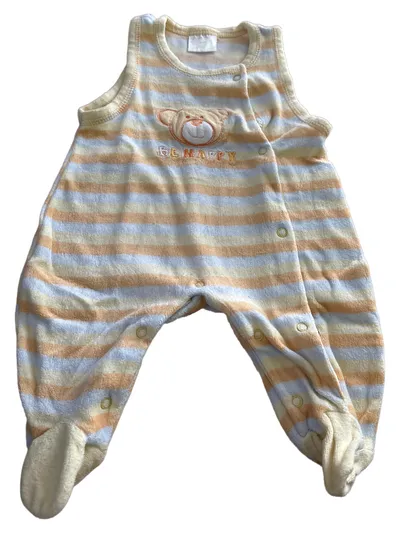 DIMO Baby Strampler Body Gr. 62 Mehrfarbig Gestreift