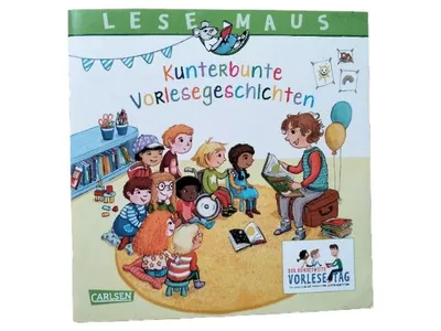 Lesemaus Kunterbunte Vorlesegeschichten Buch für Kinder Deutsch Carlsen
