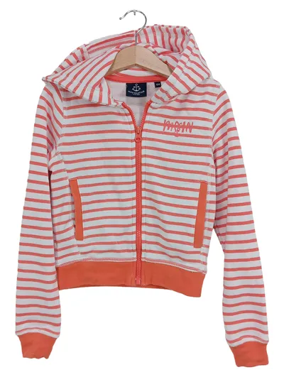 Navigator Mädchen Sweatjacke Kapuzenjacke Gestreift Gr. 104 Casual