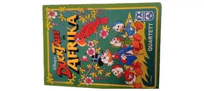 Disney DuckTales in Afrika Quartett Kartenspiel FX Schmid Kinder Spiel