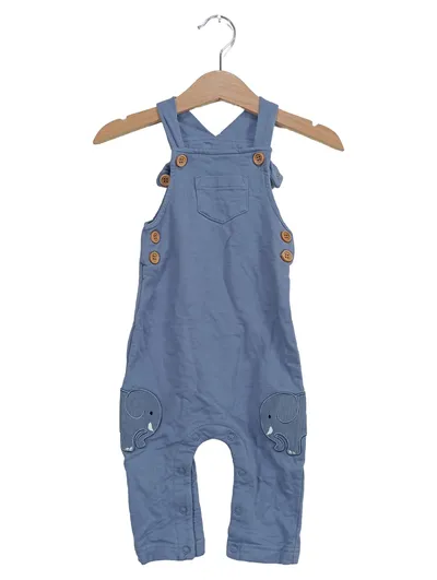 ALANA Baby Jungen Overall Elefanten Gr. 68 Blau