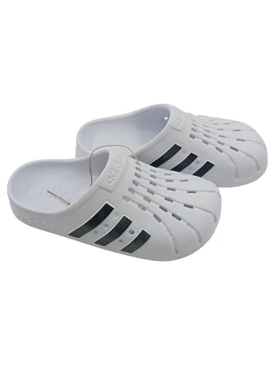 adidas Adilette Clog Badeschuhe Damen Weiß Gr. 37
