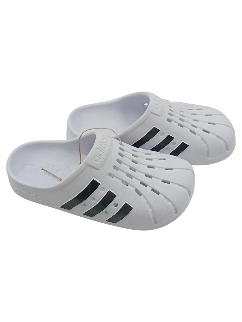 adidas Adilette Clog Badeschuhe Damen Weiß Gr. 37 1