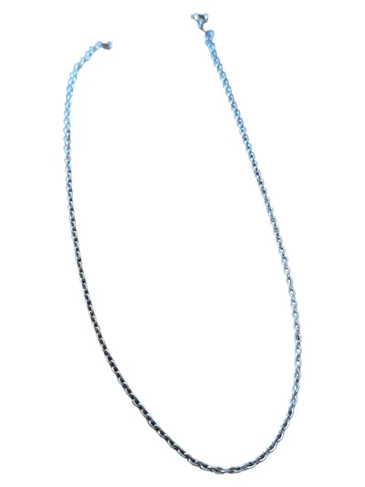 SKS Halskette Damen Silber Metall Casual Kette Schmuck