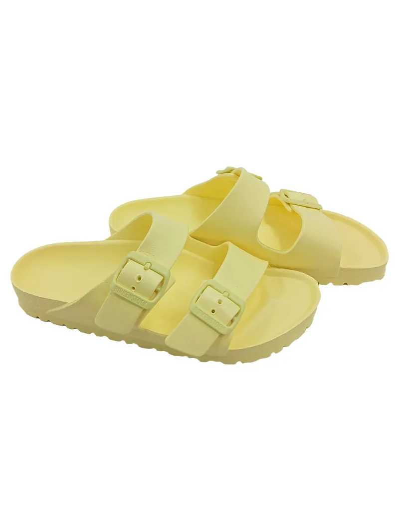 Birkenstock Arizona EVA Pantoletten Damen Gr. 37 Gelb Sandalen 1
