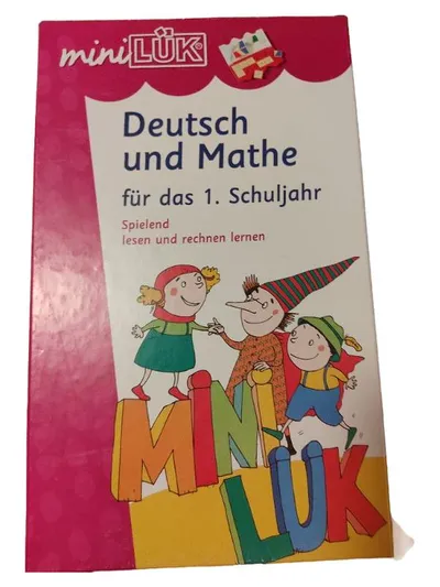 miniLÜK Deutsch und Mathe 1. Schuljahr Lernspiel Lesen Rechnen