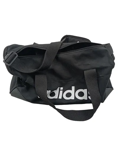 adidas Linear Duffel Bag Sporttasche Trainingstasche Schwarz 38x20cm