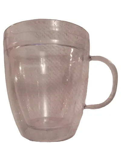 Bodum Kaffeetasse Transparent Kunststoff 350ml 11cm Modern Tasse