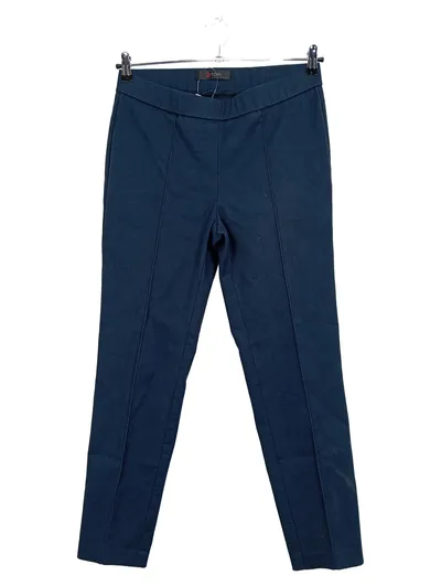 TONI Damen Stoffhose Gr. 40 Blau Stretch Elegant Business Hose
