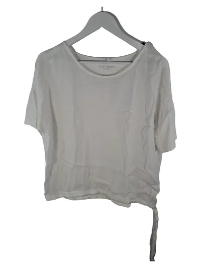 Gerry Weber Edition Damen T-Shirt Gr. 40 Weiß Viskose Bindeband
