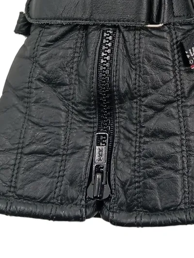 Hein Gericke Leder Motorradhandschuhe Herren XS Schwarz Thinsulate