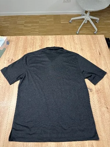Christian Berg Herren Poloshirt Schwarz Gr. S Reißverschluss Baumwolle