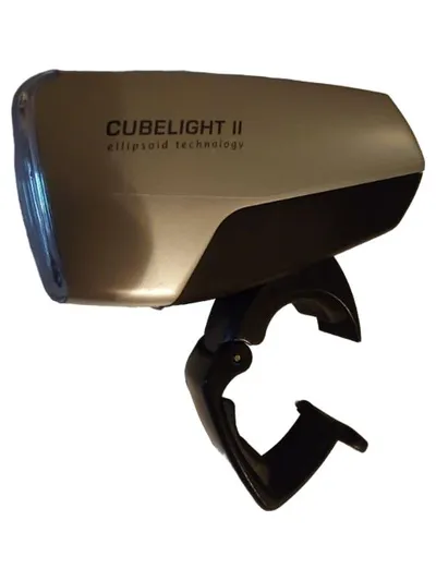 Sigma Fahrradlampe Cubelight II Silber Frontlicht Fahrradbeleuchtung