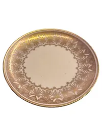 Eschenbach W620 Unterteller Porzellan Gold Floral Elegant ca. 12 cm 1