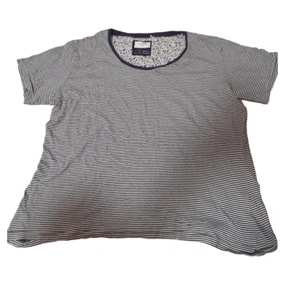 emotions Damen T-Shirt gestreift Gr. 48/50 Casual Baumwolle Modal