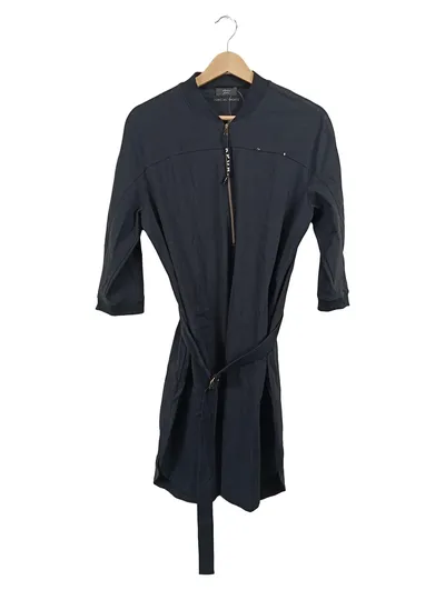 Marc Cain Freizeitkleid Damen Gr. 40 L Schwarz Sportlich