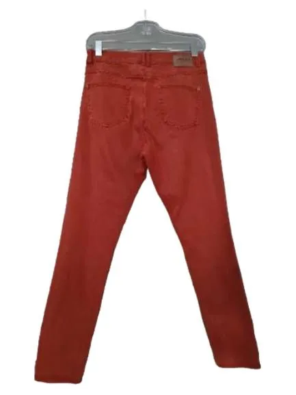 ANGELS Damen Skinny Jeans Hose Orange Gr. 38 W29 Stretch Denim 3