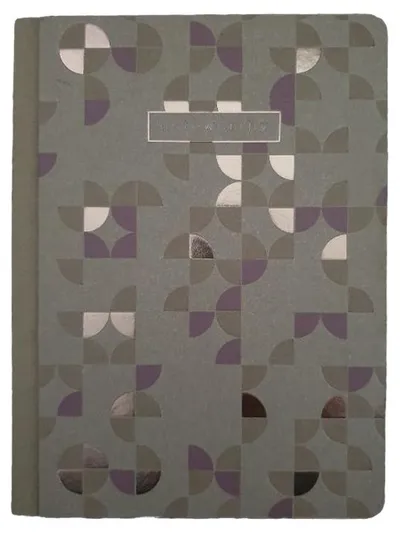 NoteWorthy Notizbuch Modern Mehrfarbig Geometrisches Muster Schreibbuch