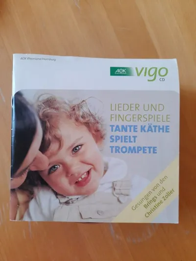 Lieder und Fingerspiele Tante Käthe spielt Trompete CD Kindermusik AOK Vigo