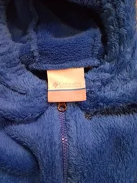 Columbia Fleece Overall Schneeanzug Kapuze Bärenohren Blau Gr. 86 5