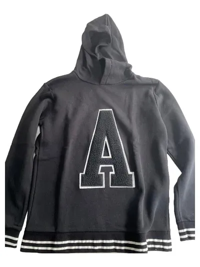 LMTD Kinder Kapuzenpullover Hoodie Gr. 158 Schwarz mit A-Motiv