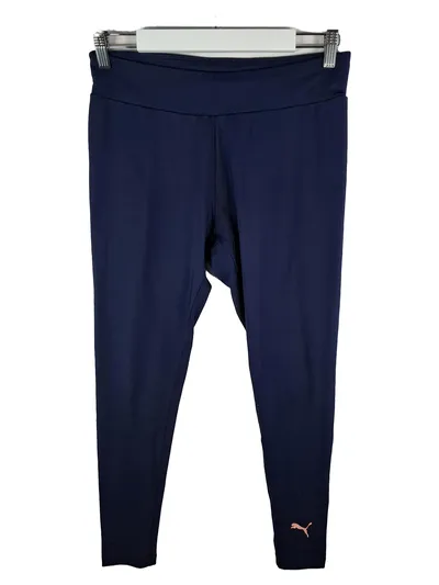 PUMA Damen Sport Leggings Dunkelblau XL Fitness Yoga Hose