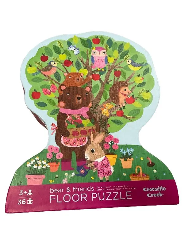 Crocodile Creek Bear & Friends Bodenpuzzle 36 Teile Kinder ab 3 Jahren 1
