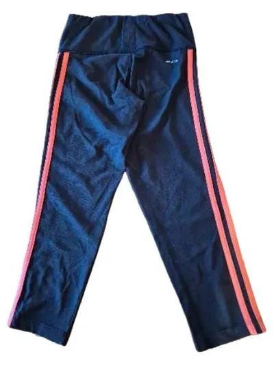 Adidas Kinder Sport Leggings 3-Streifen Capri Schwarz Gr. 122