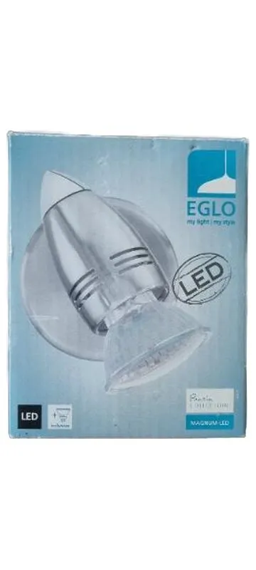 EGLO MAGNUM LED Wandleuchte Modern Silber Metall Lampe Leuchte