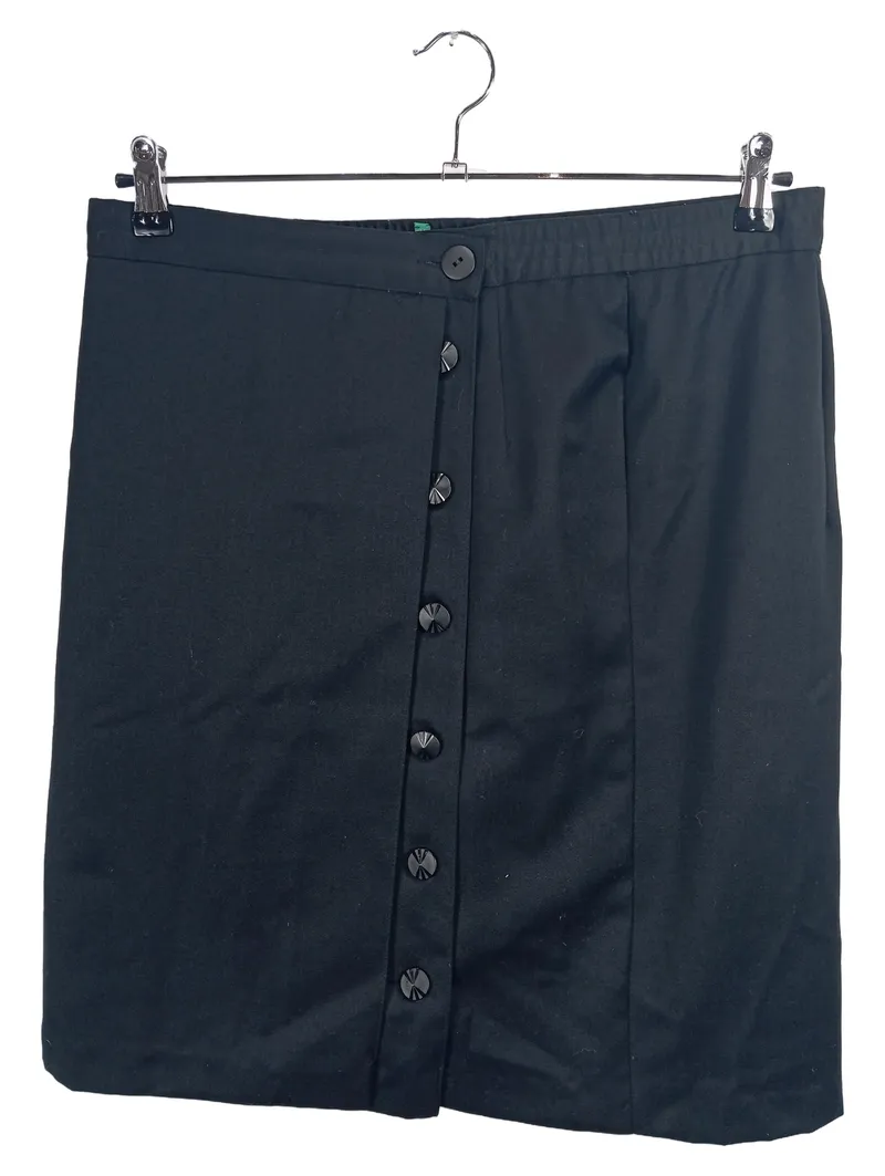 CANDA Damen Bleistiftrock Schwarz Gr. 46/3XL Knopfleiste Klassisch 1