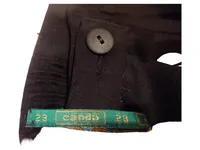 CANDA Damen Bleistiftrock Schwarz Gr. 46/3XL Knopfleiste Klassisch 4