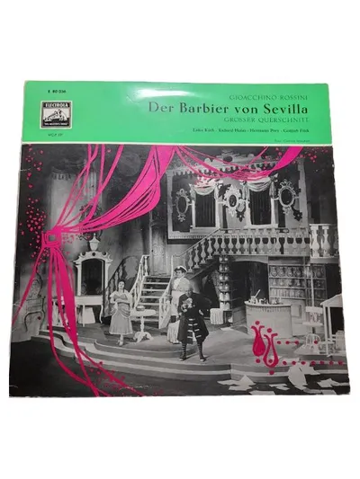 Rossini Der Barbier von Sevilla Großer Querschnitt Electrola Vinyl LP