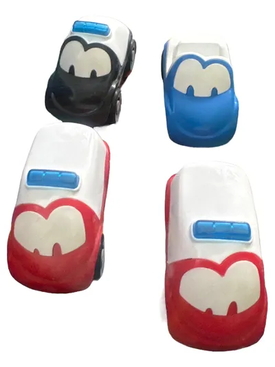Dantty Fun Cars Spielzeugauto Set Mehrfarbig Kunststoff Kinder Auto Spielzeug