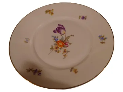 Rosenthal Sammelteller Klassisch Blumenmuster Porzellan Weiß 18 cm