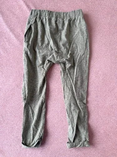 Next Jogginghose Kinder Gr. 116 Haremshose Oliv Baumwolle