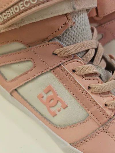 DC Shoes Pure High-Top Sneaker Damen Rosa Weiß Gr. 36 Skaterschuhe