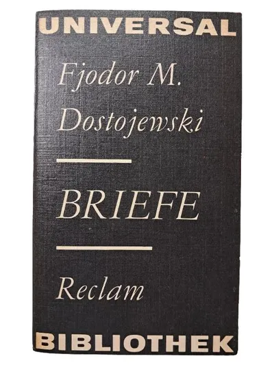 Fjodor M. Dostojewski Briefe Reclam Universal Bibliothek Klassiker
